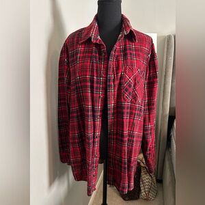 Men’s Vintage Plaid Flannel